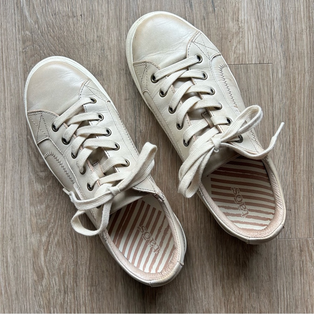 Taos Plim Soul Lux Cream Casual Sneakers - 9.5 Wide